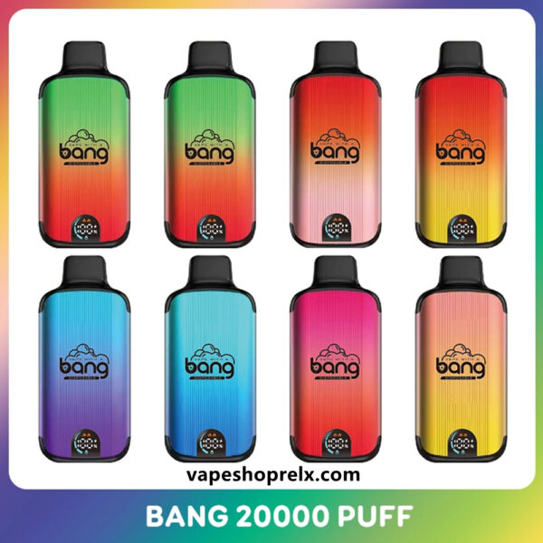 Bang DUALMESH 20000 Puffs全新一次性拋棄式霧化棒/LED顯示屏/可充電一次性電子煙 持久電量:圖片 3