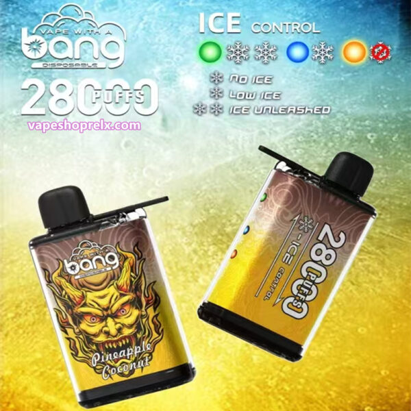 Bang 28000 Puffs拋棄式電子煙 可定製冰控一次性霧化棒 台灣電子煙批發:圖片 2