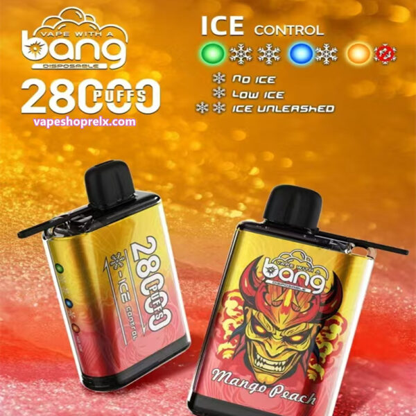 Bang 28000 Puffs拋棄式電子煙 可定製冰控一次性霧化棒 台灣電子煙批發:圖片 3