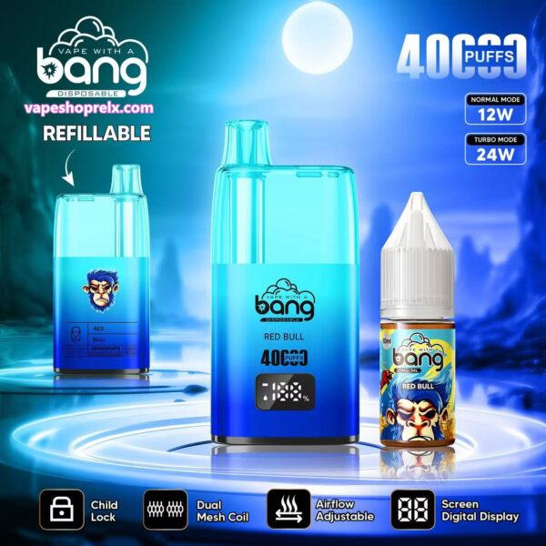 最新Bang Refillable 40000註油主機 新款電子煙主機 小煙主機 可重復註油 原機配帶煙油 時尚外觀:圖片 6