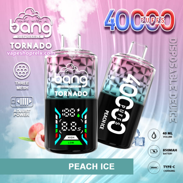 Bang Tornado 40000 Puffs一次性霧化棒 超大容量拋棄式電子煙 終極霧化器 新款:圖片 3
