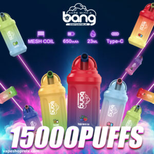 Bang cup 15000 Puffs 奶茶杯一次性拋棄式電子煙 個性外觀/口味豐富 全新爆款