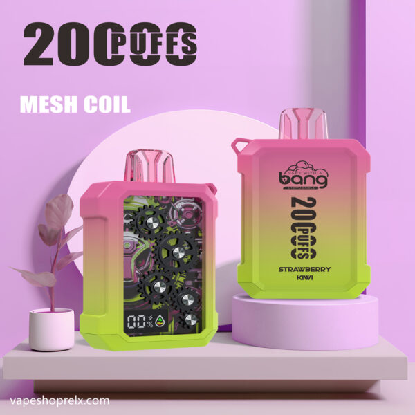 Bang Wheel 20000 Puffs 一次性拋棄式電子煙/全新齒輪外觀/超大容量可充電霧化棒