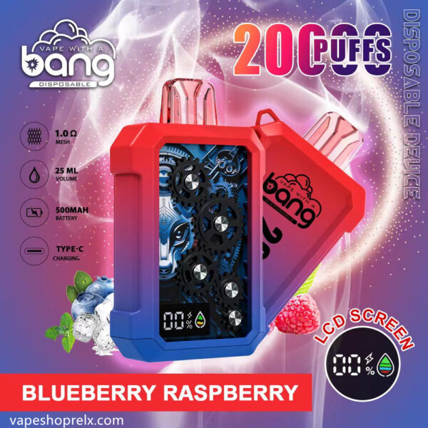 Bang Wheel 20000 Puffs 一次性拋棄式電子煙/全新齒輪外觀/超大容量可充電霧化棒:圖片 4