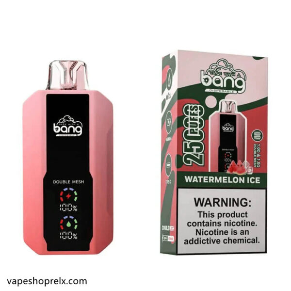 Bang Large screen 25000口超大容量一次性可充電電子煙/最新爆款:圖片 5