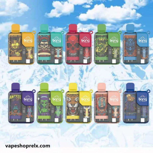 Bang BOX 9000 Puffs 拋棄式電子煙/一次性霧化棒/炫彩外觀/LED顯示 台灣電子煙批發:圖片 3