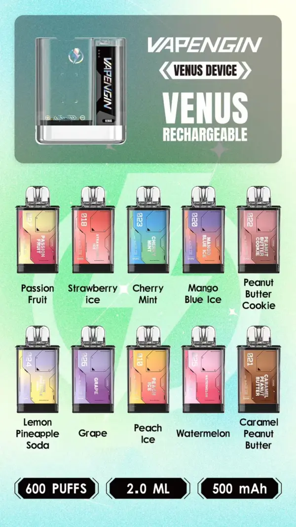 【VENUS煙彈】VENUS主機/可換彈/2000口（4ML換彈）2颗装